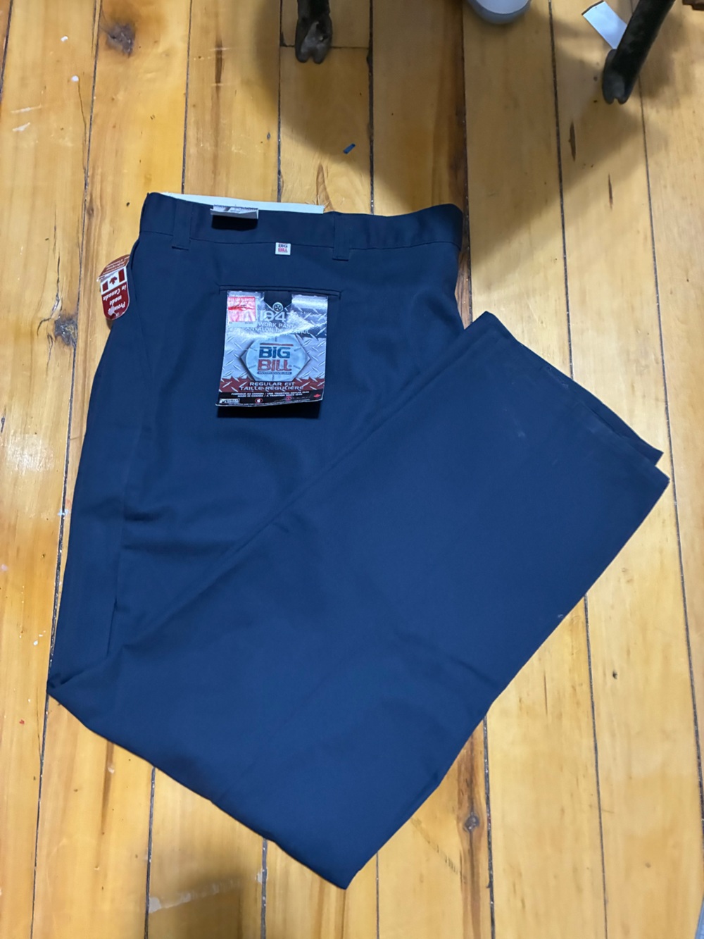 Big Bill Big & Tall Made in Canada Work Pants 54 x 32 NWT